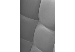 Стул на металлокаркасе Челси крутящийся темно-серый / черный