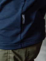 Футболка Варгградъ мужская синяя «Песнь суровых морей»