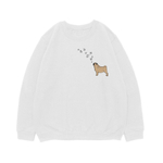 Свитшот "Мопс и бабочки"