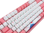 AKKO 3098B Doraemon Macaron  3 Modes RGB Hot Swap  Akko CS Jelly blue Switch,Cherry profile keycap