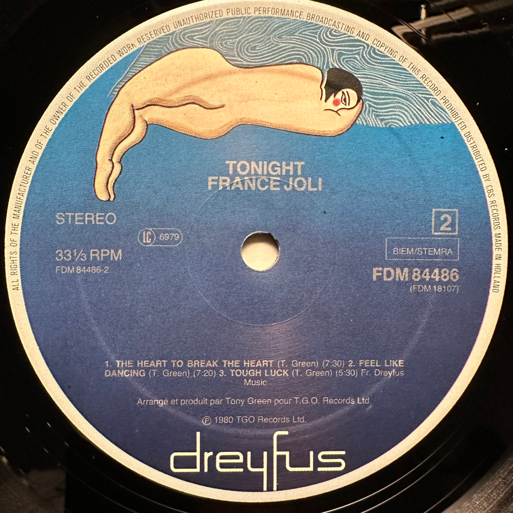 France Joli - Tonight (Голландия 1980г.)