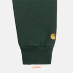  Толстовка мужская Carhartt WIP Hooded Chase Sweatshirt артикул:I033661_sycamore - купить в магазине Дайс