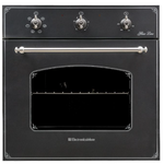 Электрический духовой шкаф Electronicsdeluxe 6006.03-011 (черное,ручки серебро)