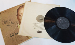 Винтажная виниловая пластинка LP Nat King Cole Love Is The Thing (USA 1957) 1 press