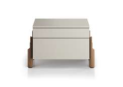 Тумба прикроватная Basic 2 ящика ширина 60 см (серо-бежевый)