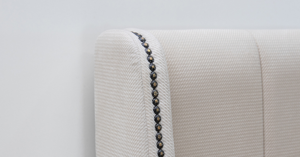 Кровать Мелисса 140 см (без спального основания) Тори 56 велюр (светло-бежевый)