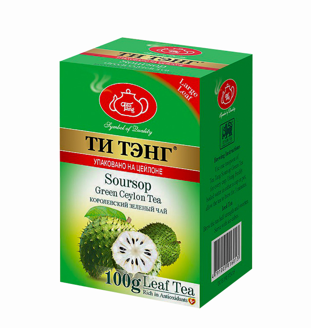 Чай Ти Тэнг Саусоп зеленый с доб. 100 гр