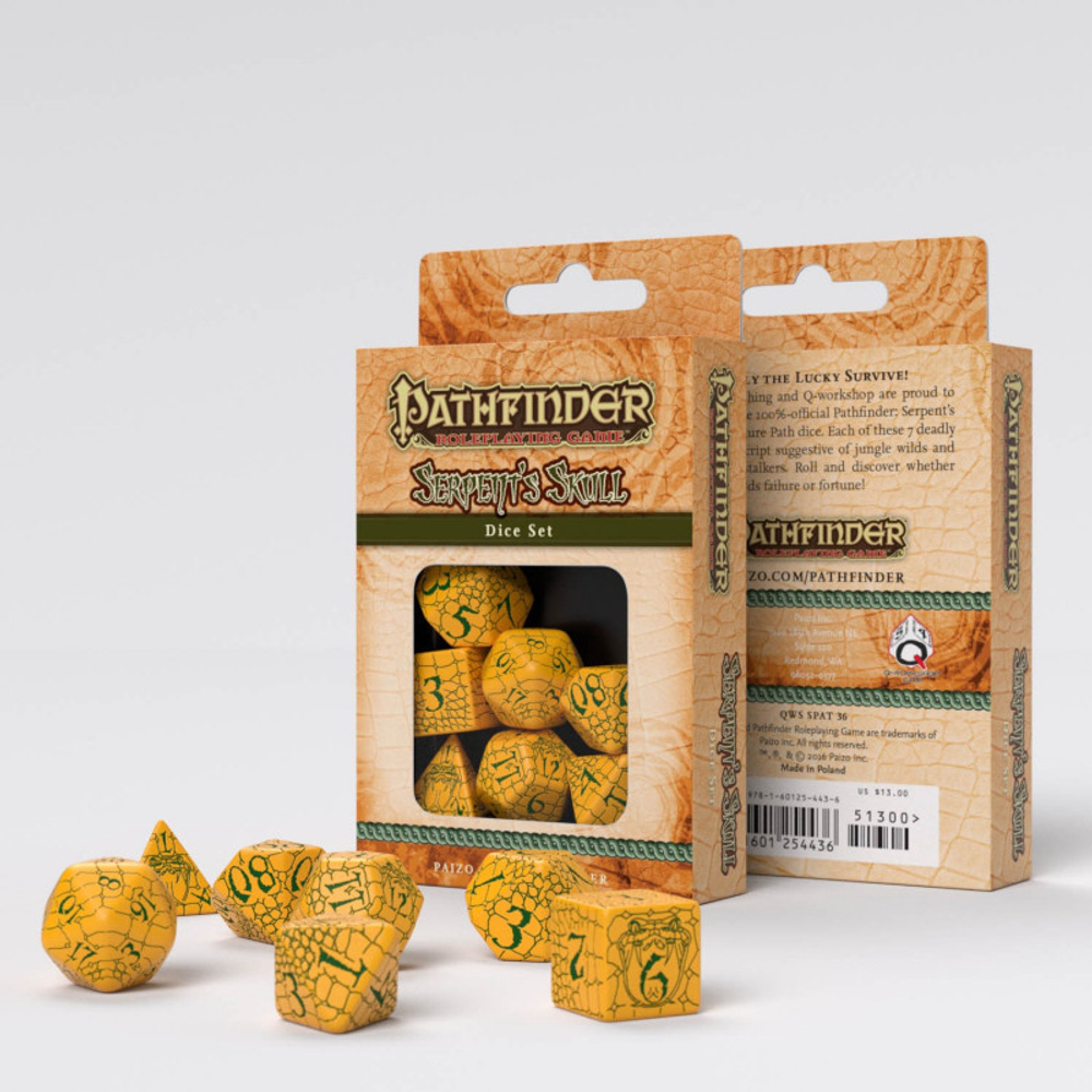 Pathfinder Serpent's Skull Dice Set (7)