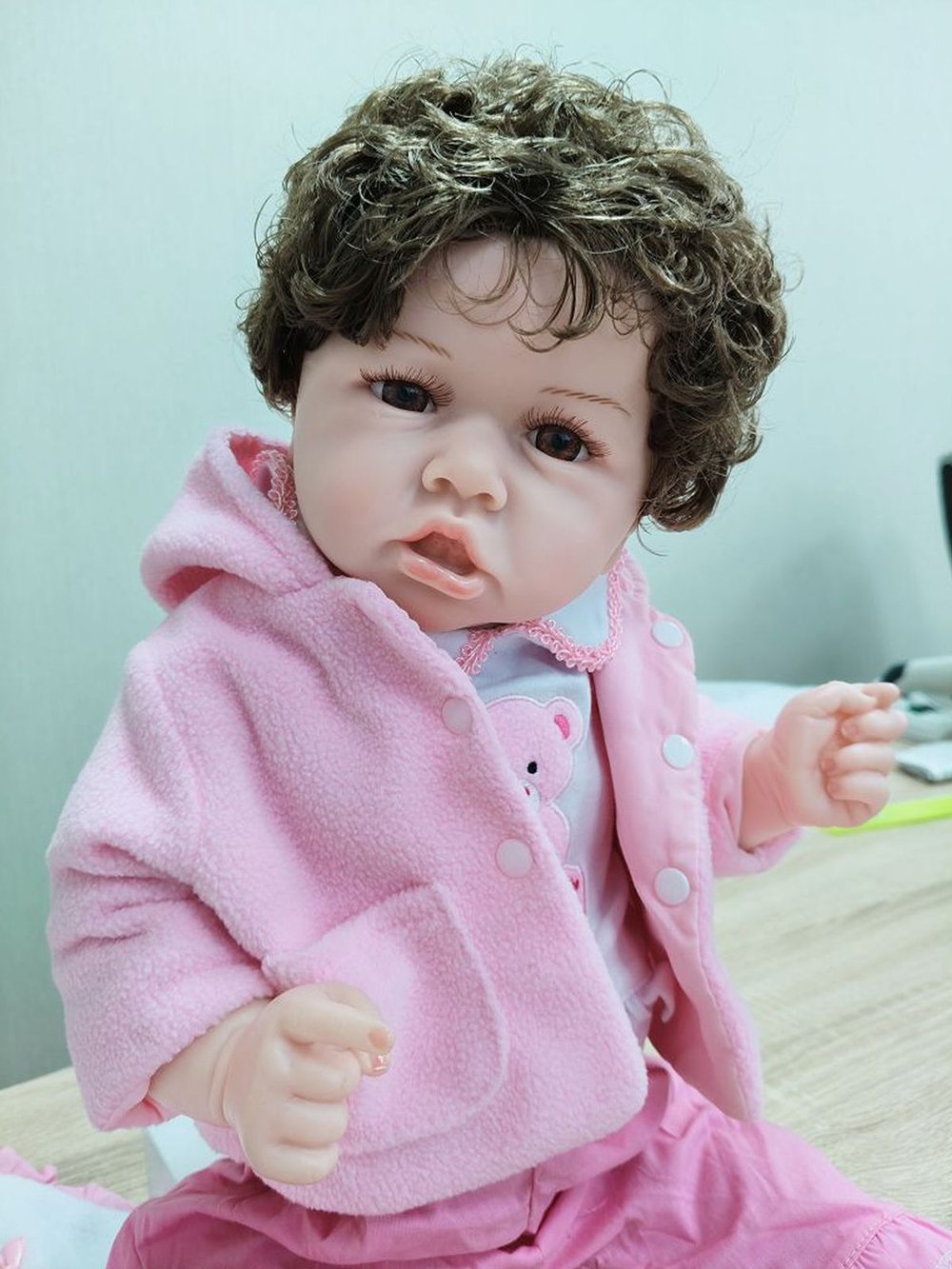 Уценка Кукла Реборн виниловая 56см в пакете (FA-020)