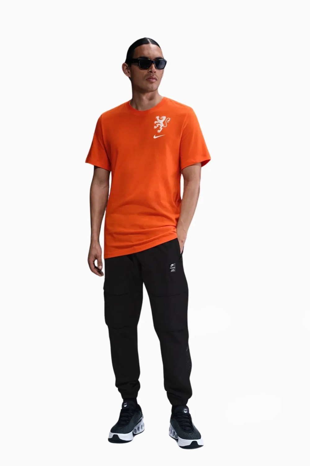 Футболка Nike Netherlands 2025 Crest Tee - оранжевый