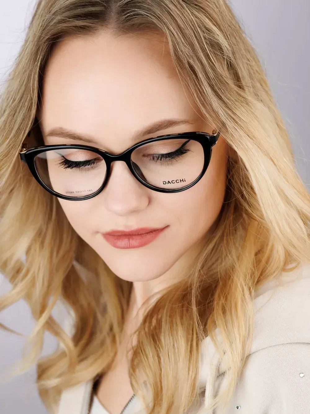 Оправа для очков для зрения пластиковая кошачий глаз