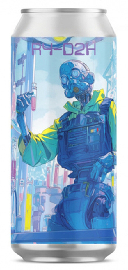 Пиво План Б Р4 Д2Х Мозаик Сабро Амарилло / Plan B R4 D2H Mosaic Sabro Amarillo 0.5 - банка