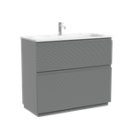 Тумба напольная Sancos Folk Floor 995х445х850, c двумя ящиками оснащенными доводчиками, Ergraut soft, арт.FL100FES