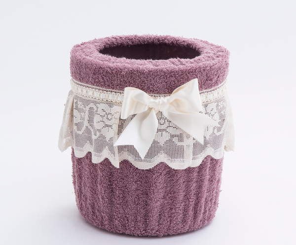 Ведро для мусора в ванную 20 Old Florence Buratto розовое