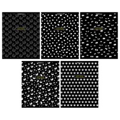 Dəftər \ Тетрадь 48 листов А5 клетка Черно-белый паттерн