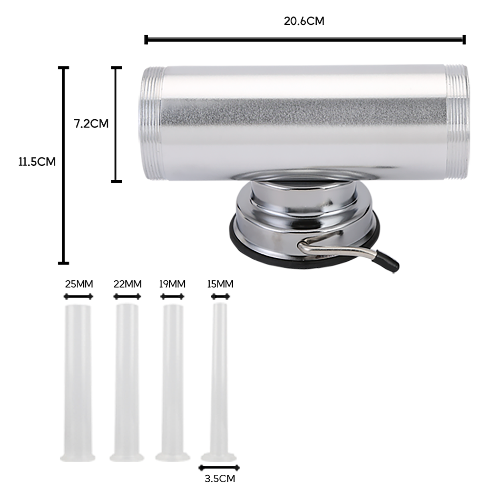 Шприц горизонтальный колбасный на 1 литр ( без силиконовой уплотнительной резинки на поршне)