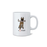 Кружка "Малинуа любит людей"