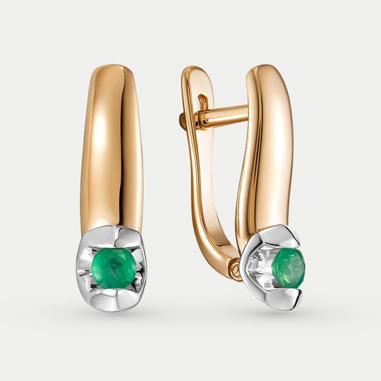 Серьги золотые