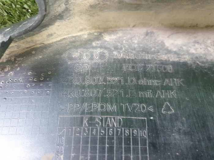 Юбка заднего бампера Audi A6 5 C8 (2018-2023)