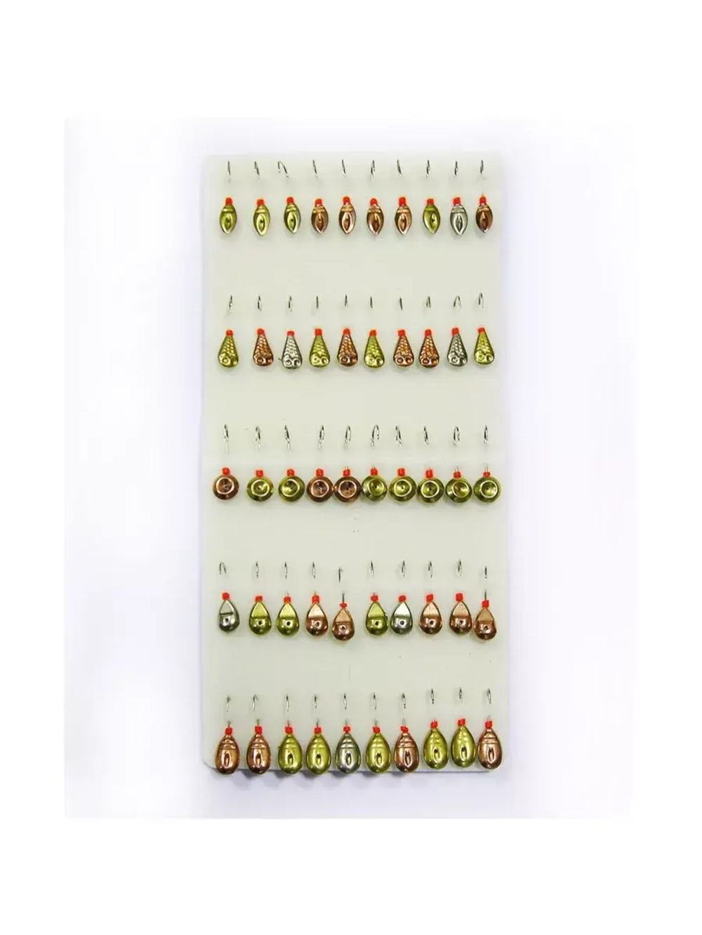 Мормышка металлическая паяная №41-Н, 8, ABC, 50 шт в уп