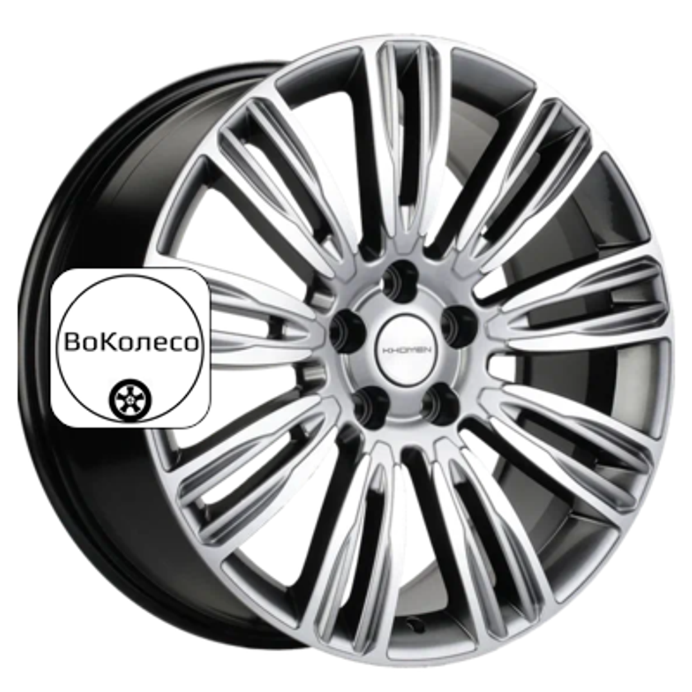 8,5x20/5x120 ET45 D72,6 KHW2004 (RRover) Dark Chrome-FP Khomen Wheels