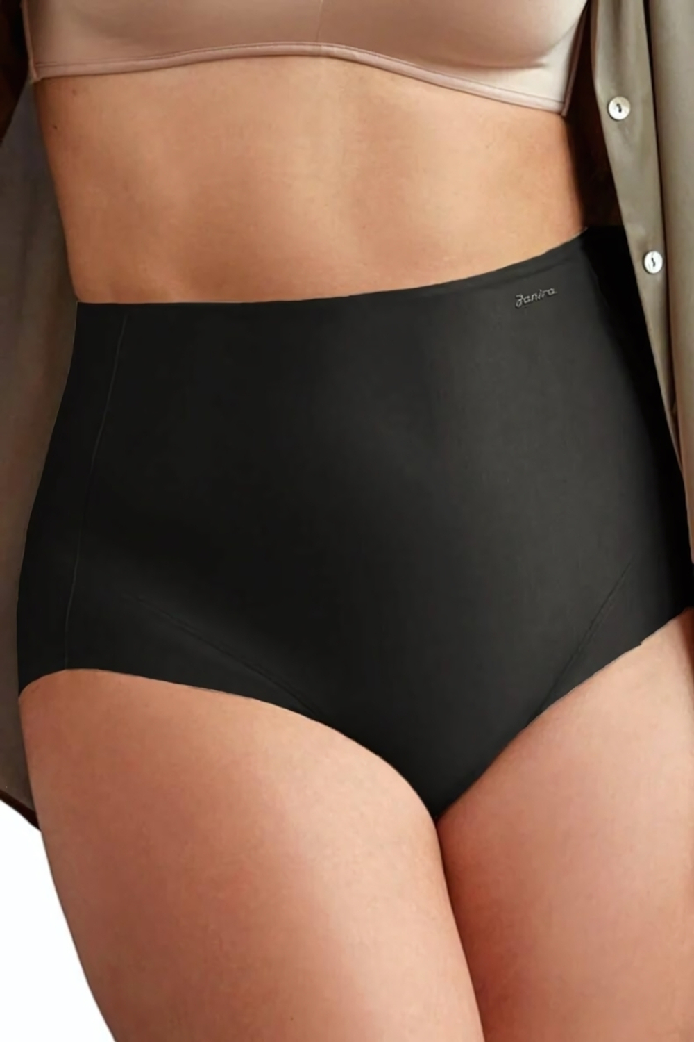 Трусы-утяжки с высокой линией талии Perfect Curves (Размер: XXL) (Цвет: телесный)