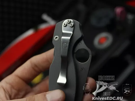Нож складной Spyderco Paramilitary 2 81GPDGY2 Maxamet c клинком из стали Maxamet, рукоять G10