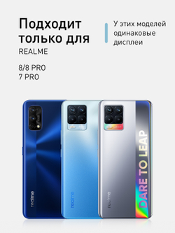 Набор стекол ROSCO для realme 7 Pro;realme 8;realme 8 Pro оптом (арт. RM-7PRO-FSP-GLASS-SET2)