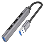 USB Hub Port HOCO HB26 4 in 1 adapter (USB to USB3.0+USB2.0*3)