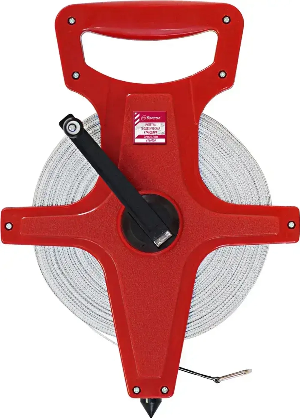 Рулетка геодезическая 20 м 13 мм с фибергласной лентой