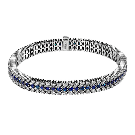 Браслет с бриллиантами  из белого золота JA-B-671379-1