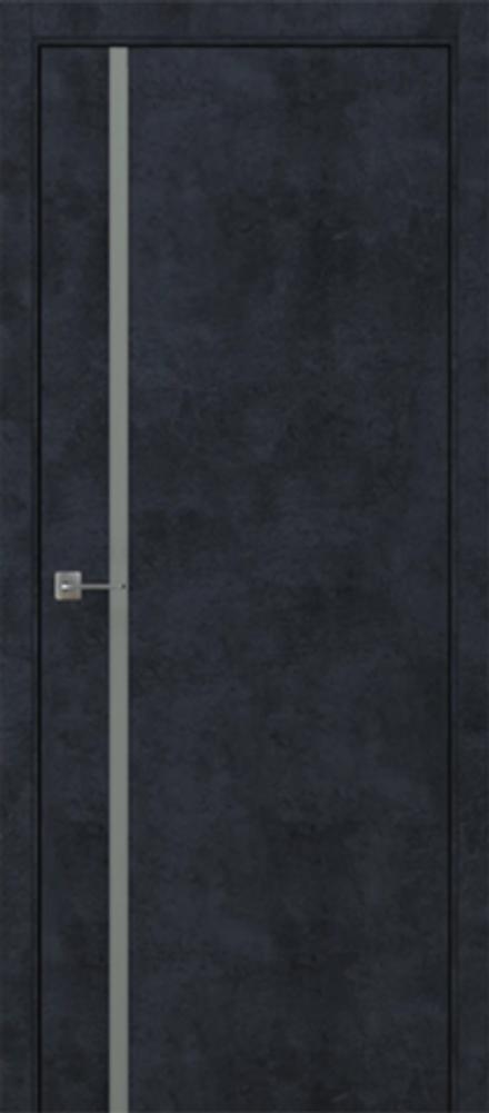 Межкомнатная дверь Фрамир Base 1/1 PO Ray белый Чёрный морион