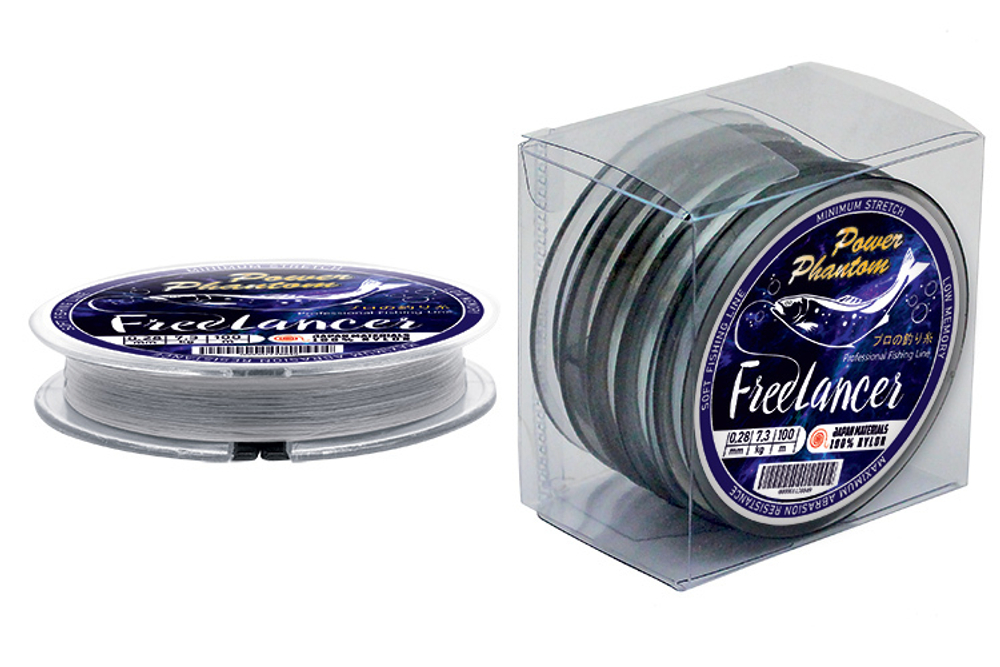 Леска Power Phantom Freelancer CLEAR 0,33mm, 9,2kg 100m
