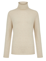 Turtleneck beige color