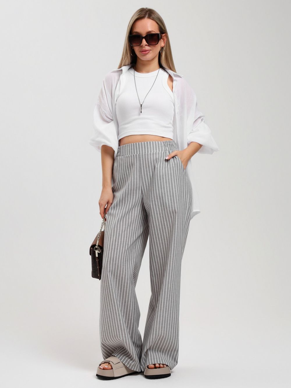 Брюки Летний день-2 Виотекс СЕРЫЙ