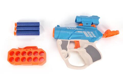 Пистолет с мягк.пулями, коробка 8006A