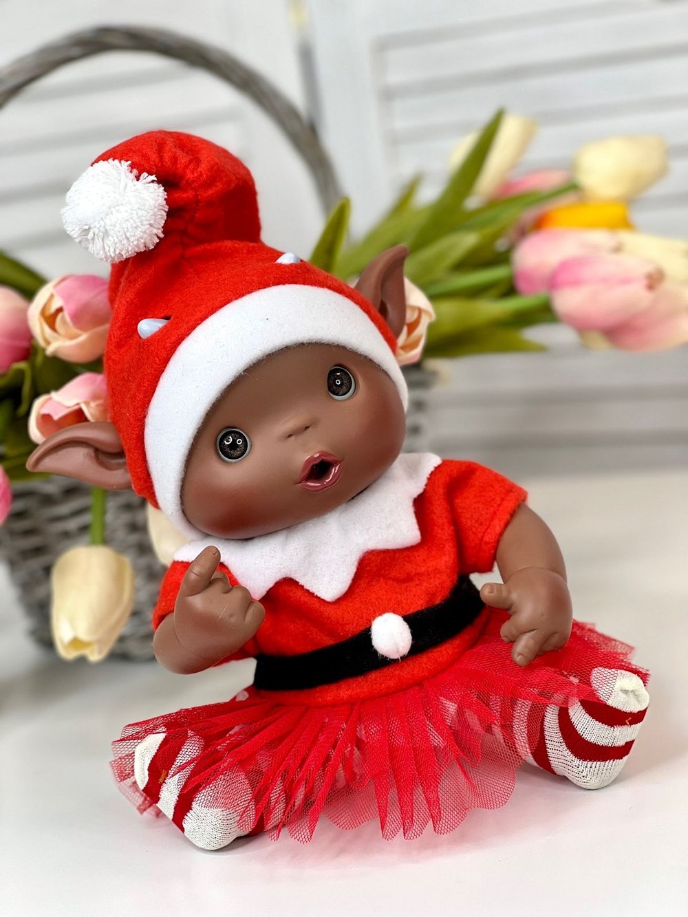 Пупс Nines 24см Duendys Gofry-mulato (N0374N1)