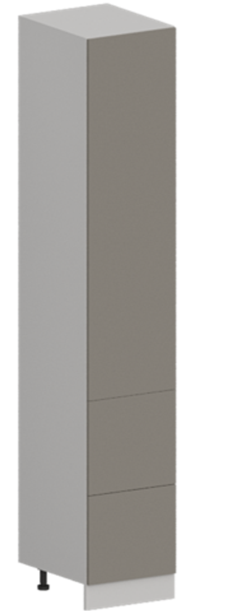 Кухня Модуль ШП2Я 400 Графит / Теплый серый