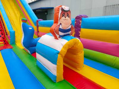 Коммерческий надувной батут «На морском дне 2», 20*10*8,5 м.