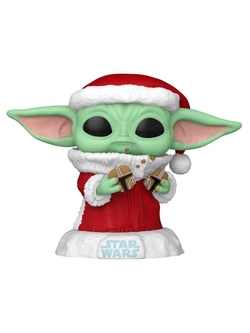 Фигурка Funko POP! Bobble Star Wars Holiday Grogu (747) 80009