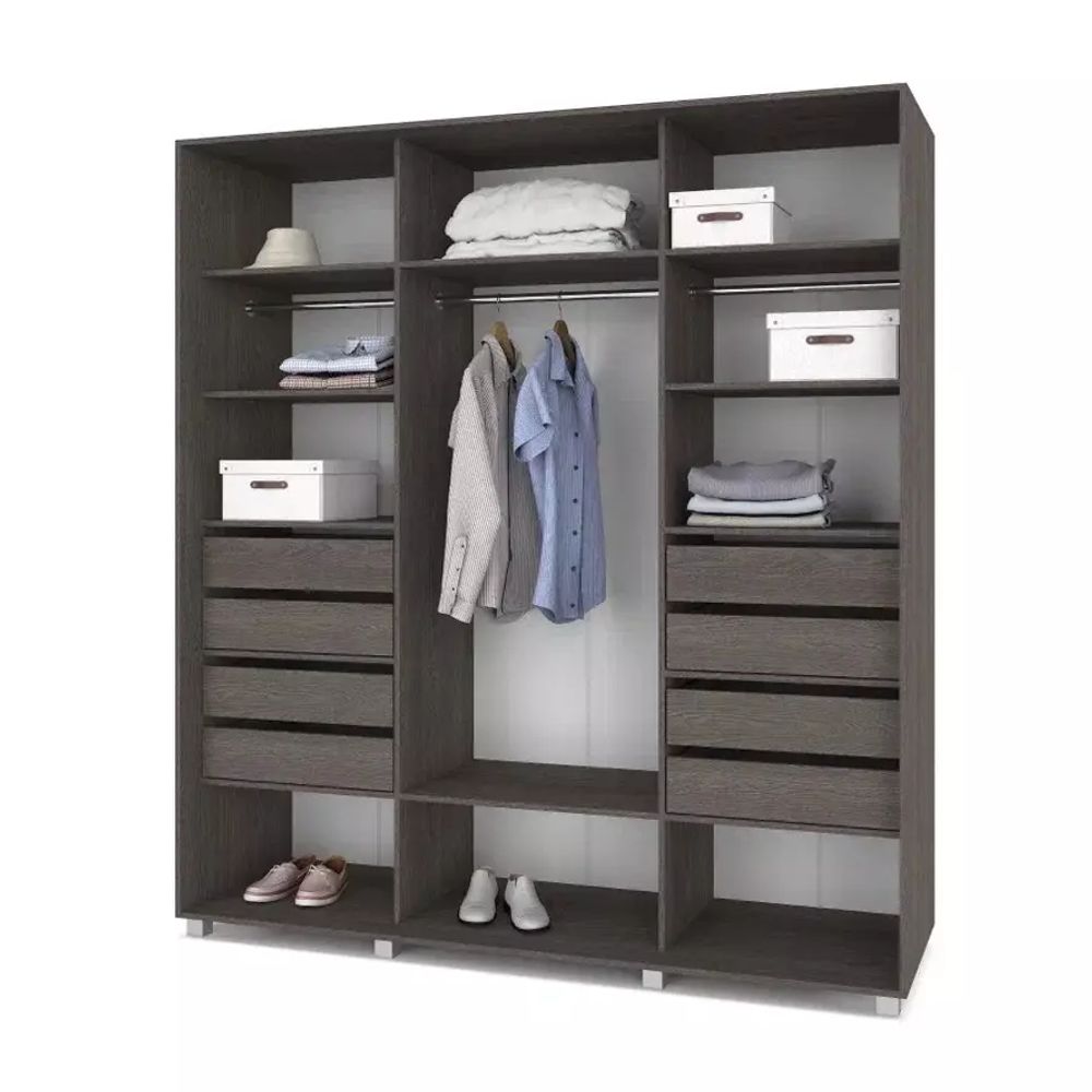 Выдвижные ящики для шкафов глубиной 600 мм "Мартин" М76 (анкор темный)