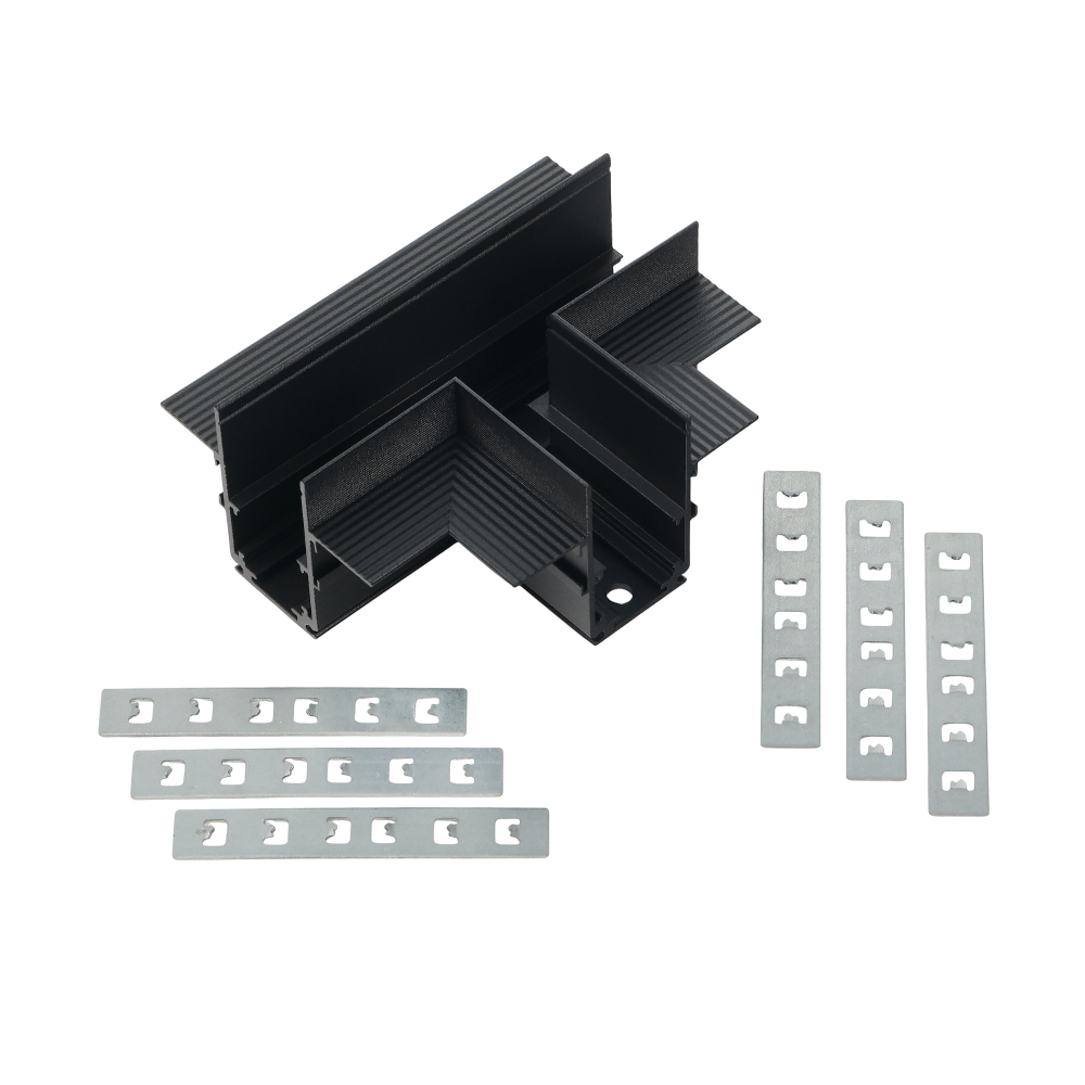 Т-образный коннектор соединитель для встраиваемого шинопровода MyFar Accessories for MagLine 23 MT0200-CT-B