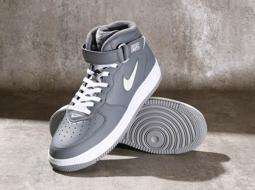 Кроссовки Nike Air Force 1 New York City Cool Grey