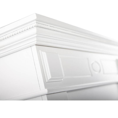 Каминокомплект: Очаг Electrolux EFP/P-3020LS N, портал Bianco 30 белый, р/в