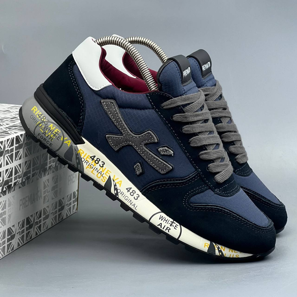 Кроссовки Premiata #585 (син.)