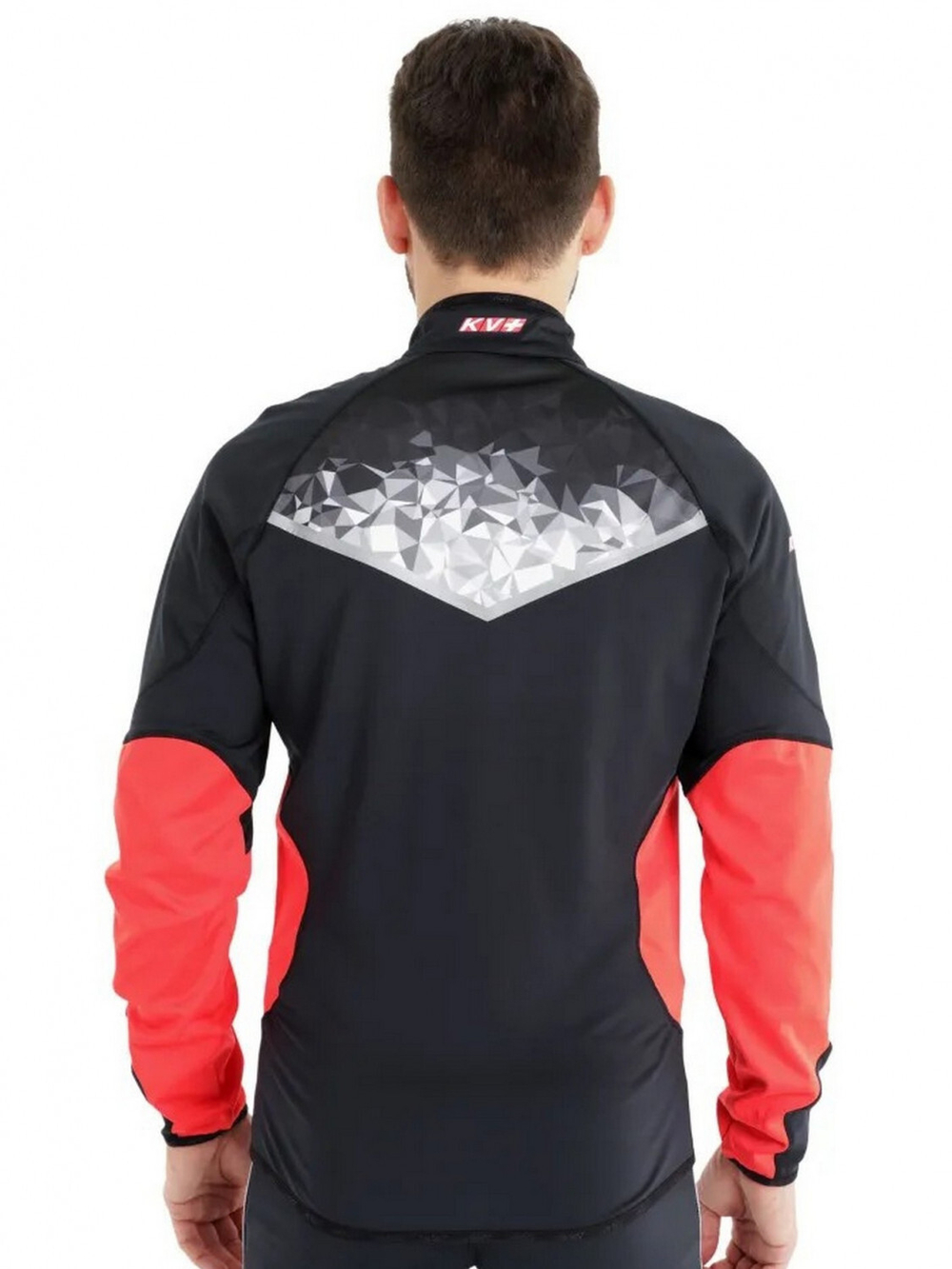 Куртка разминочная KV+ PREMIUM black\red, унисекс, 23V145.3