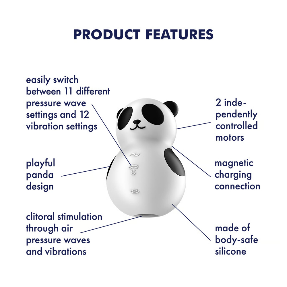 Satisfyer Pocket Panda - Вакуумный вибростимулятор