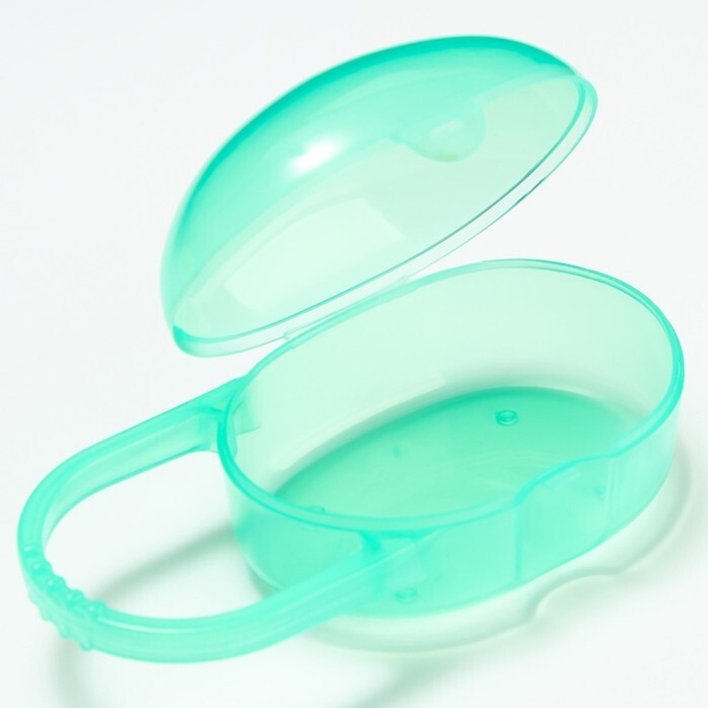 7533266 Контейнер для хранения и стерелизации детских сосок и пустышек, цвет зеленый