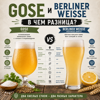 Gose и Berliner Weisse: в чем разница?