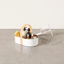 Органайзер Bellwood Caddy, 30х23 см, белый/натуральное дерево